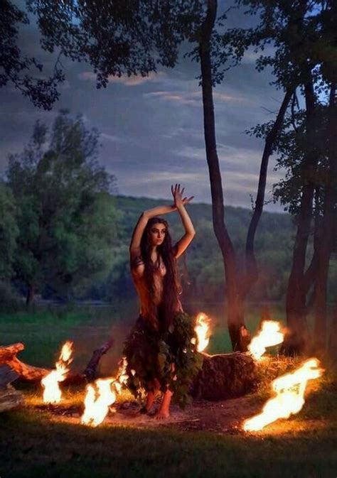 The Dance of Fire: The Witch's Connection to the Elemental Power of Flames